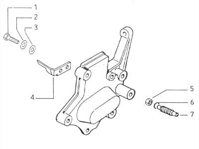 Cover - max. r.p.m. adjusting screw